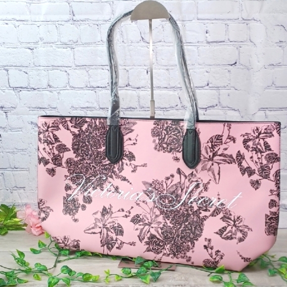 Victoria's Secret Handbags - Victoria's Secret Pink Floral Tote